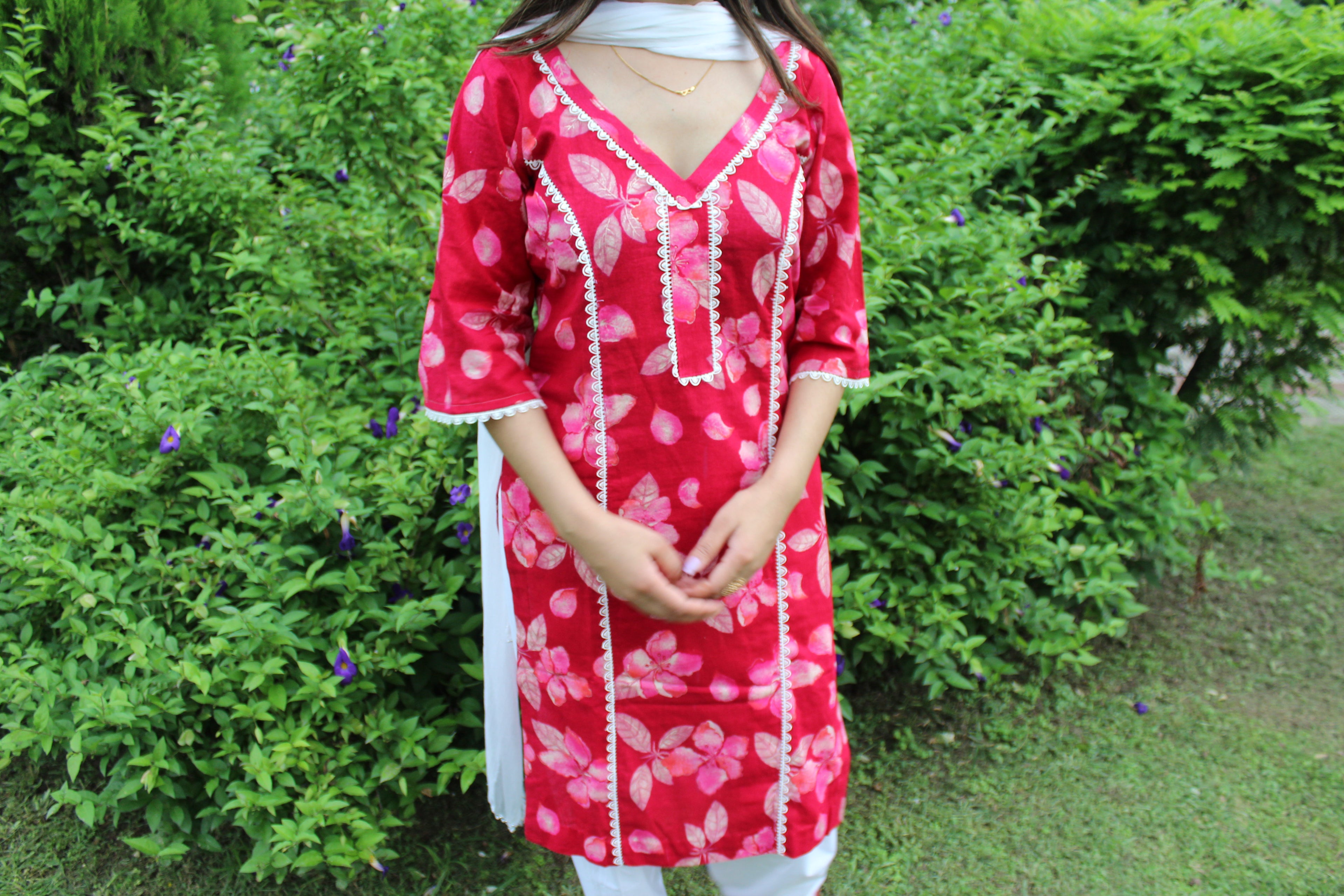 Lace Bloom Suit & Comfort Set