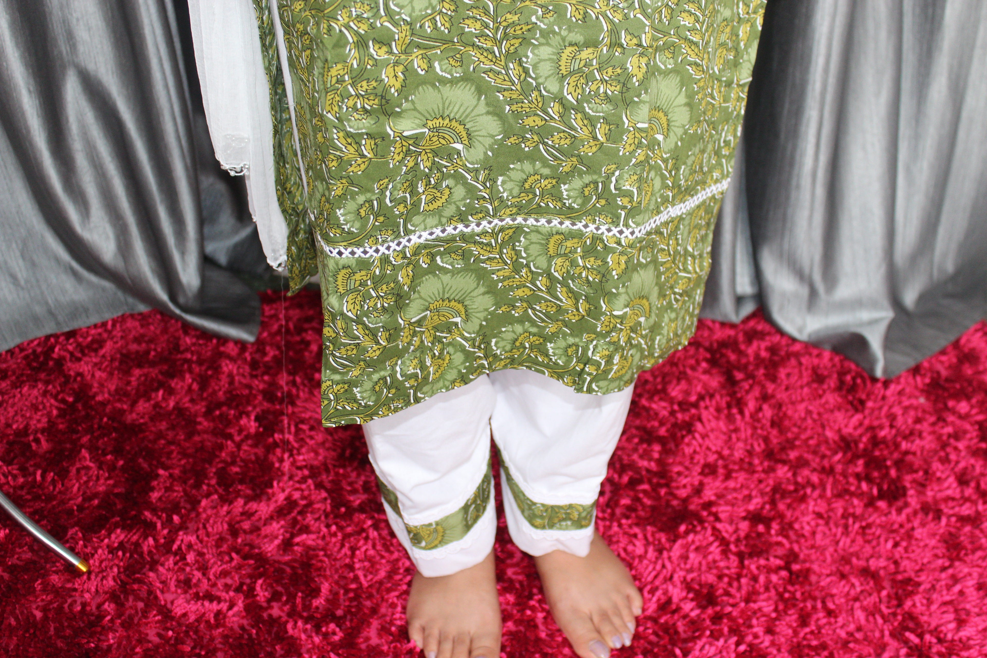 Cotton Breeze Semi salwar Set with dupatta