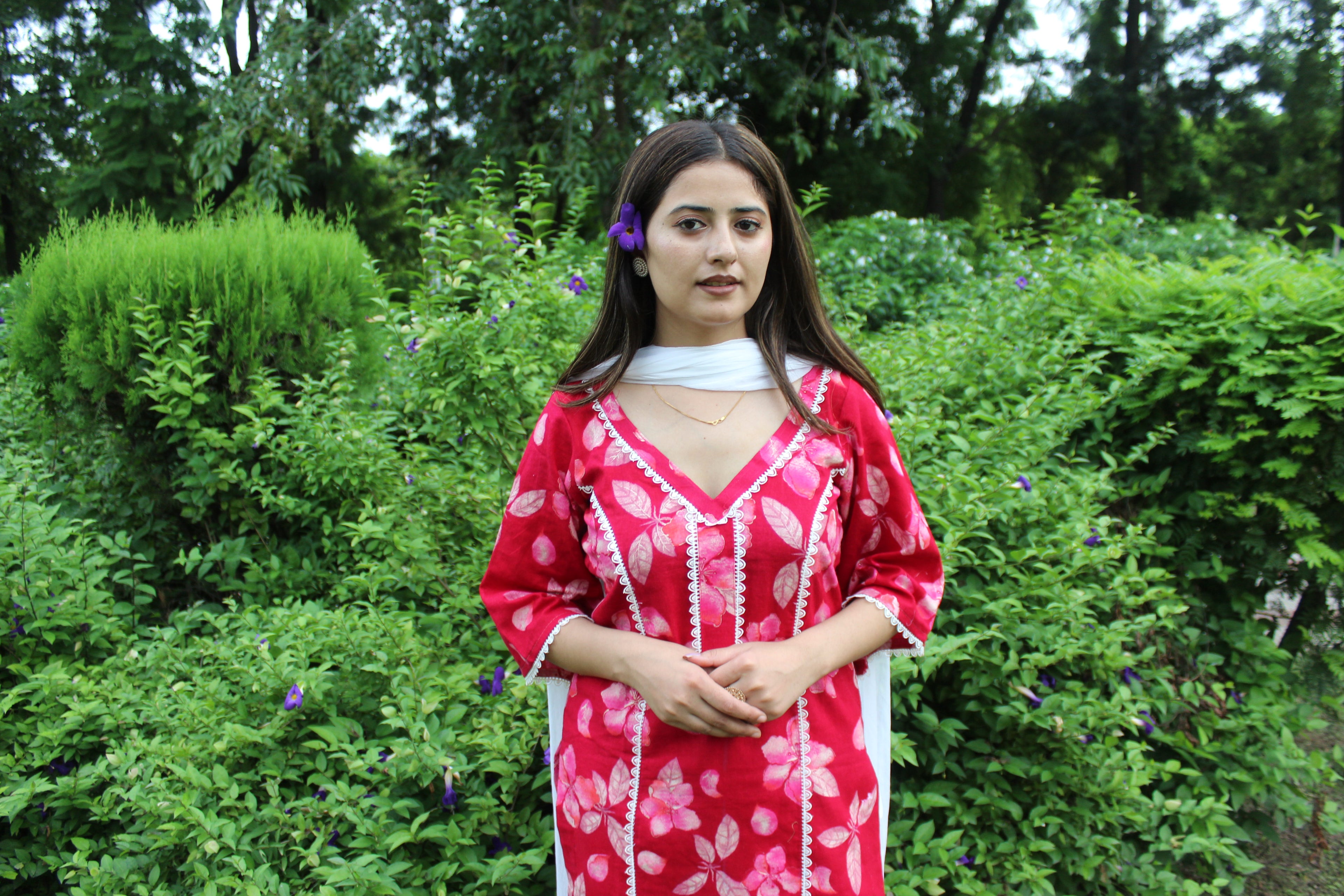 Lace Bloom Suit & Comfort Set