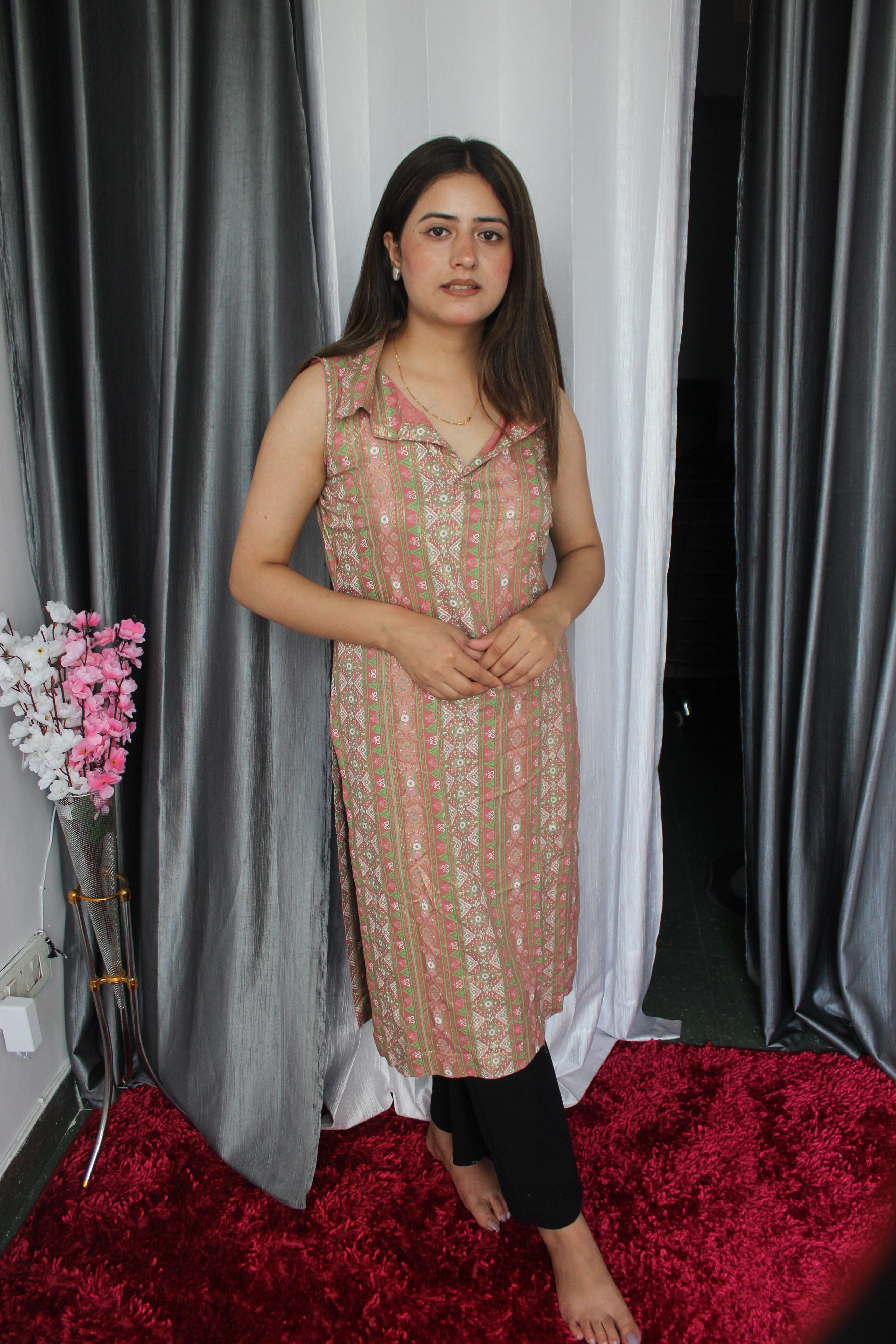 Noor Longline Statement Kurti