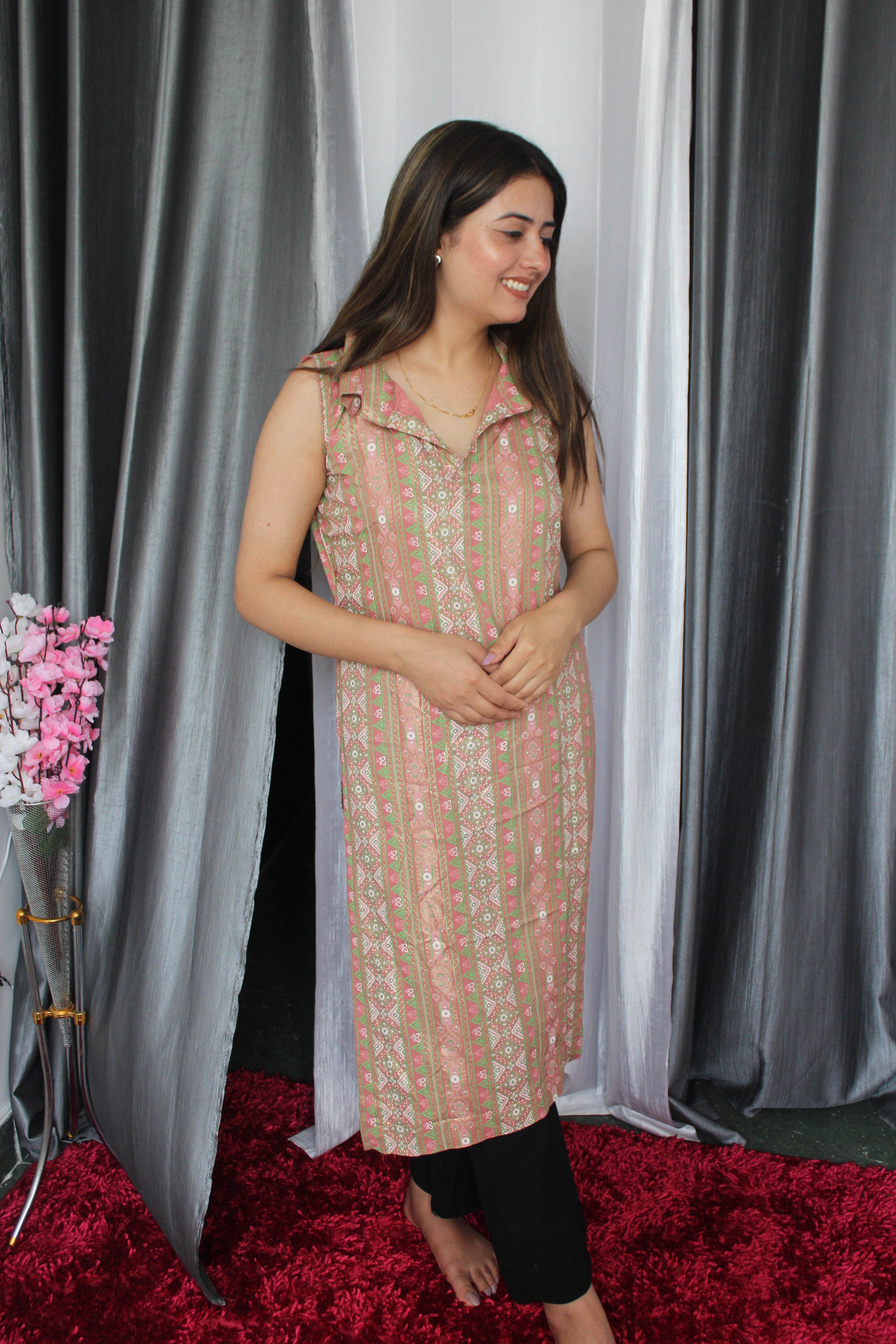 Noor Longline Statement Kurti