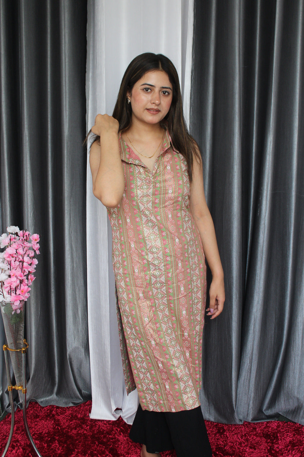 Noor Longline Statement Kurti